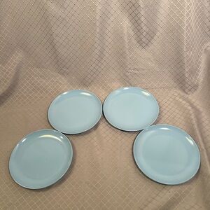 Melamine Aqua Blue Bread and Butter Plates